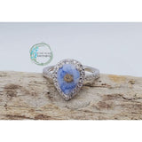 Maddie Teardrop Halo Ring