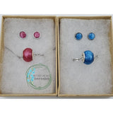 Round Stainless Steel Stud Earrings